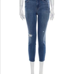 JBrand distressed Skinny Blue Jean 28 GOOD